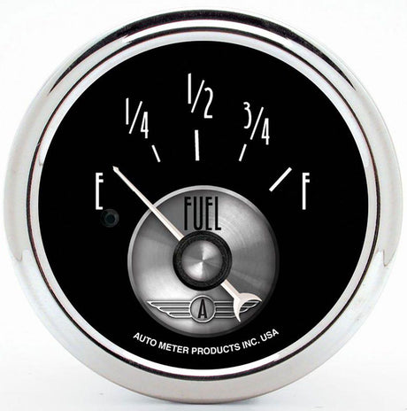 AutoMeter Prestige Series - Black Diamond Fuel Level Gauge (AU2016) AU2016