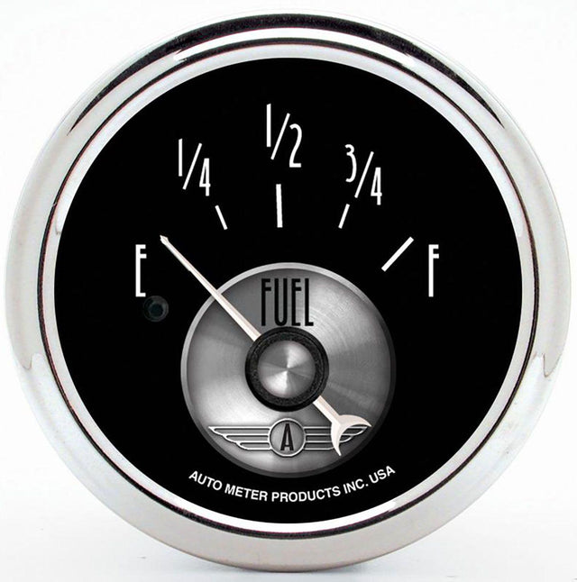 AutoMeter Prestige Series - Black Diamond Fuel Level Gauge (AU2016) AU2016