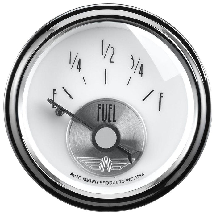Autometer Prestige Series - Pearl Fuel Level Gauge (AU2018)