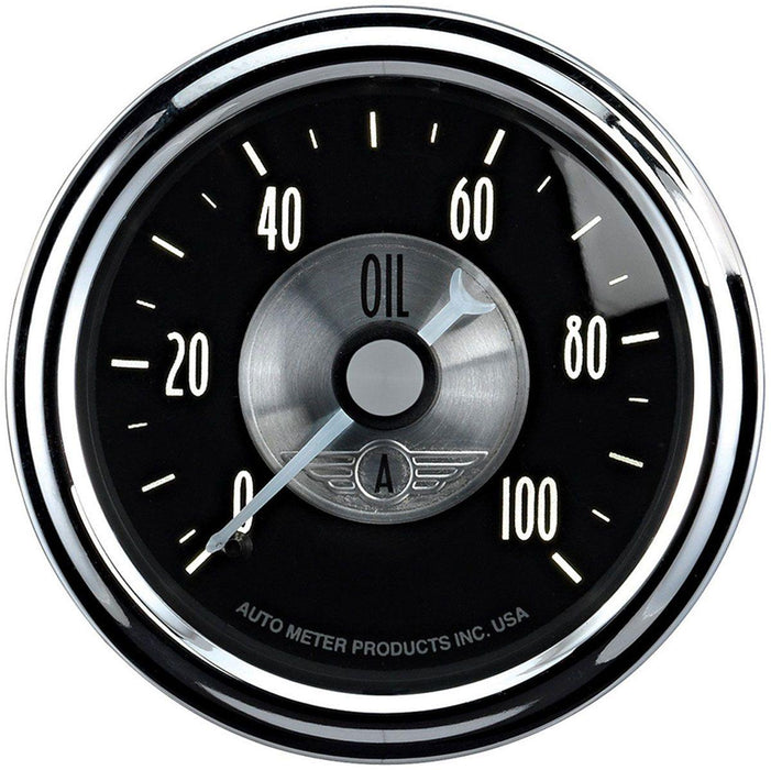 Autometer Prestige Series - Black Diamond Oil Pressure Gauge (AU2022)