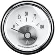 AutoMeter Prestige Series - Pearl Oil Pressure Gauge (AU2026) AU2026
