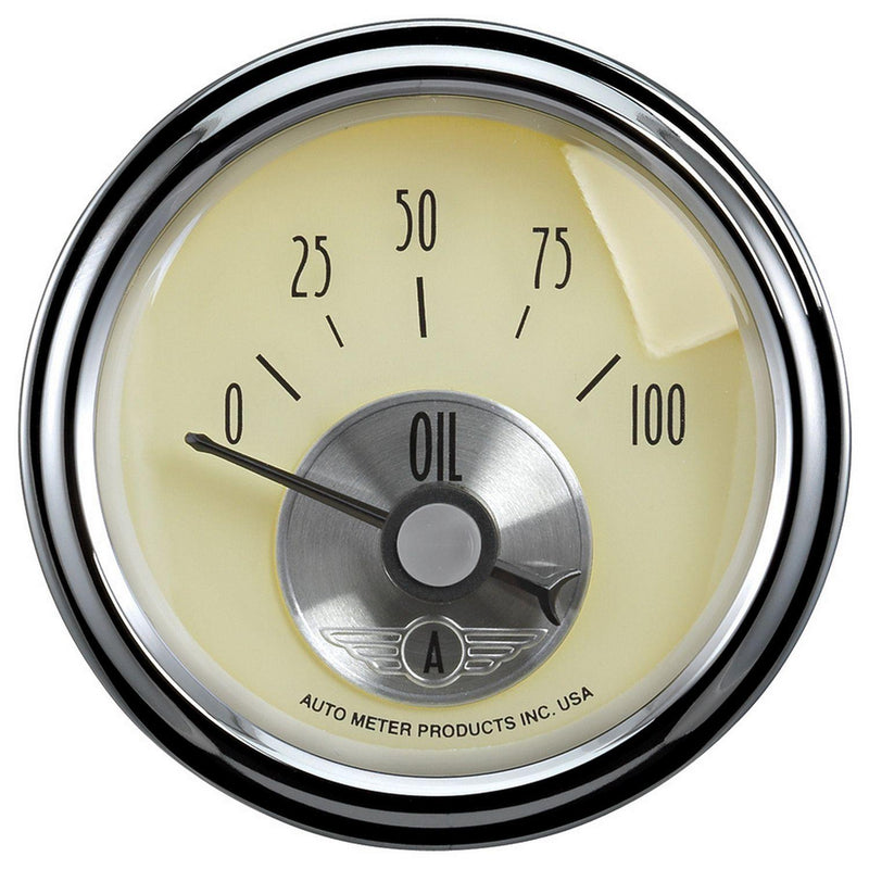 Autometer Antique Ivory Oil Pressure Gauge (AU2027) AU2027