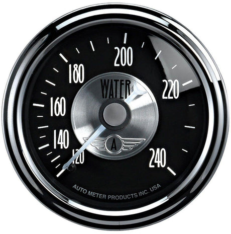 AutoMeter Prestige Series - Black Diamond Water Temperature Gauge (AU2033) AU2033