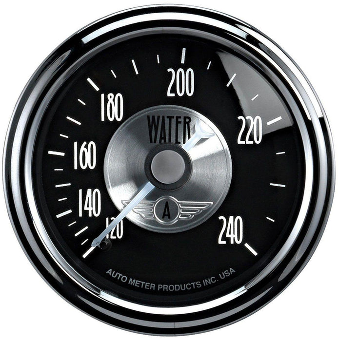 Autometer Prestige Series - Black Diamond Water Temperature Gauge (AU2033)
