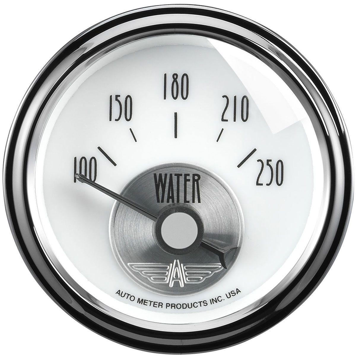 AutoMeter Prestige Series - Pearl Water Temperature Gauge (AU2039) AU2039
