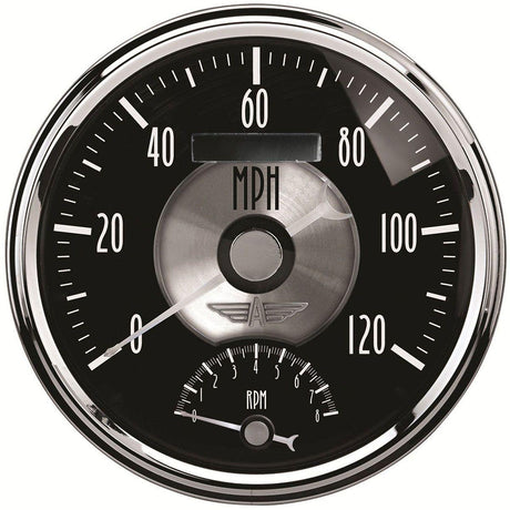 AutoMeter Prestiege Series - Black Diamond Speedo & Tacho Combo (AU2091) AU2091