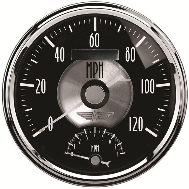 AutoMeter Prestiege Series - Black Diamond Speedo & Tacho Combo (AU2091) AU2091