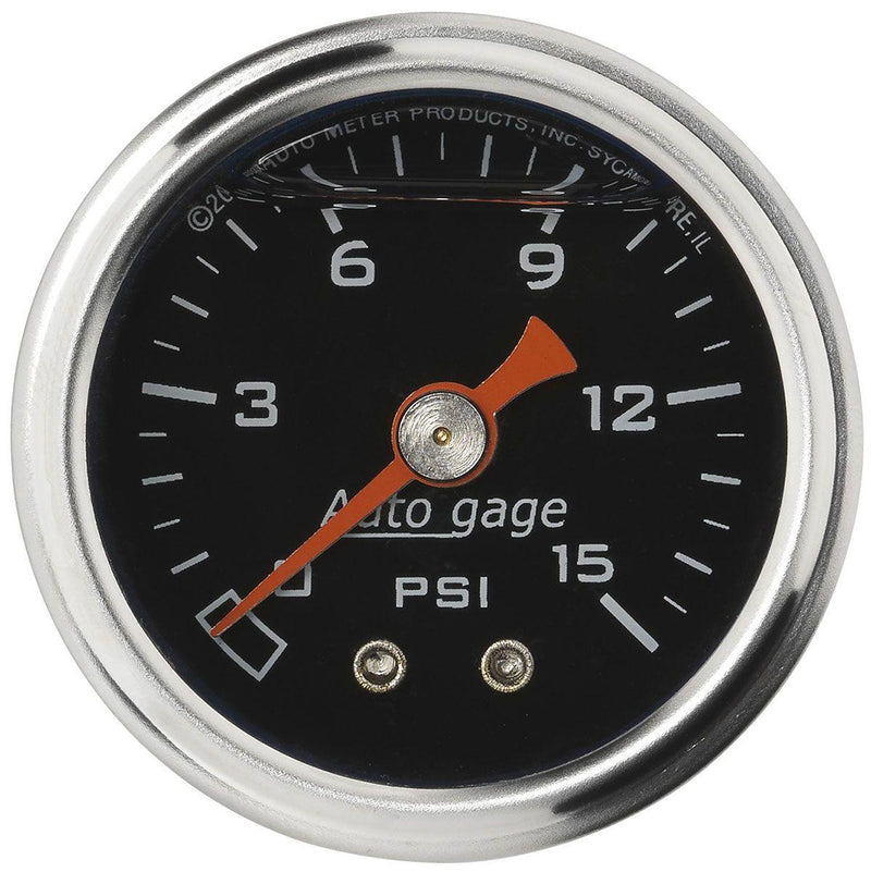 Autometer Auto gage Series Fuel Pressure Gauge (AU2172) AU2172