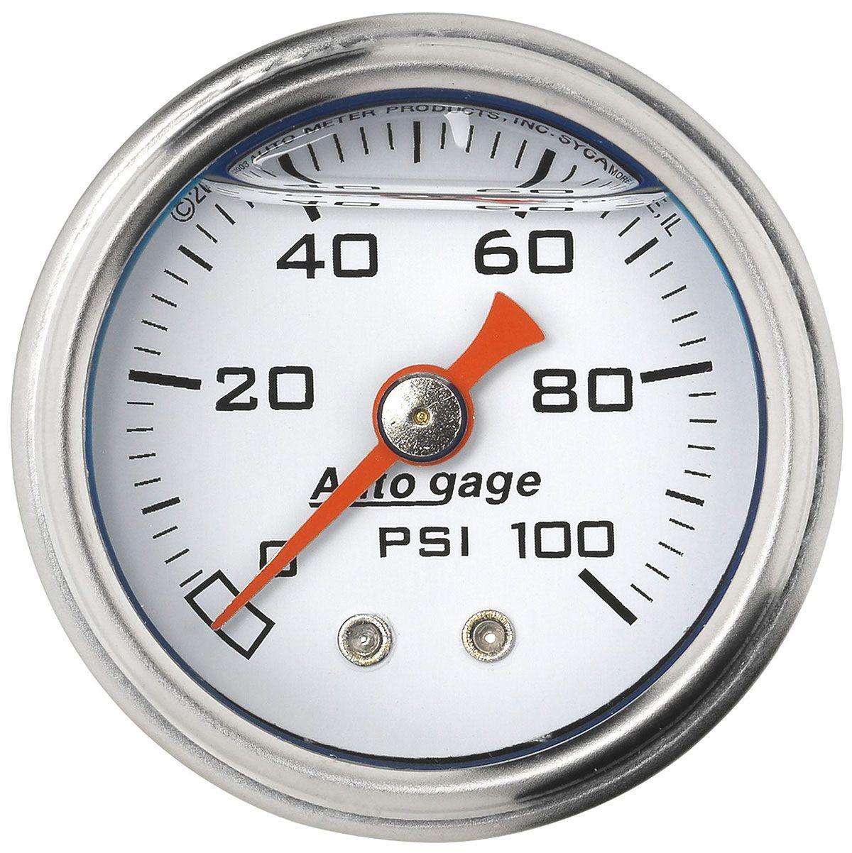 AutoMeter Auto gage Series Fuel Pressure Gauge (AU2177) AU2177