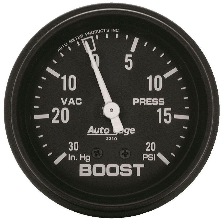AutoMeter Auto gage Series Boost/Vacuum Gauge (AU2310) AU2310