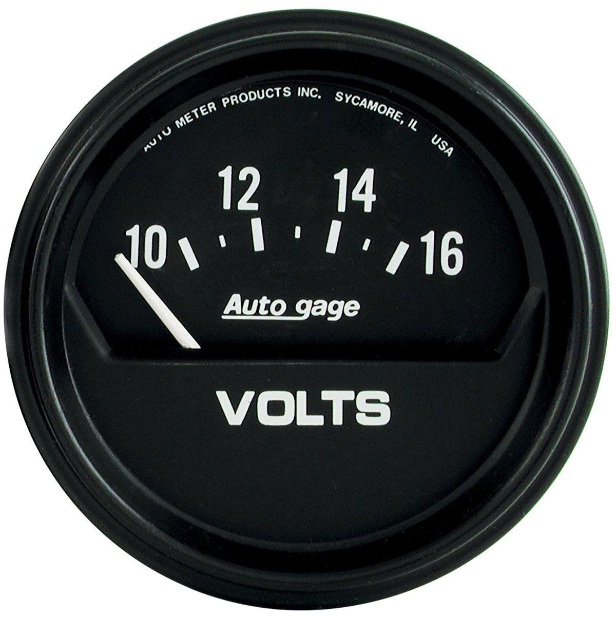 AutoMeter Auto gage Series Voltmeter Gauge (AU2319) AU2319