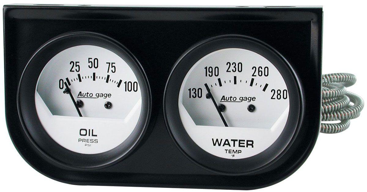 AutoMeter Auto gage Two-Gauge Console (AU2323) AU2323