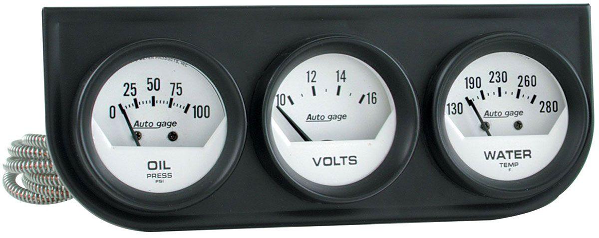 AutoMeter Auto gage Three-Gauge Console (AU2324) AU2324