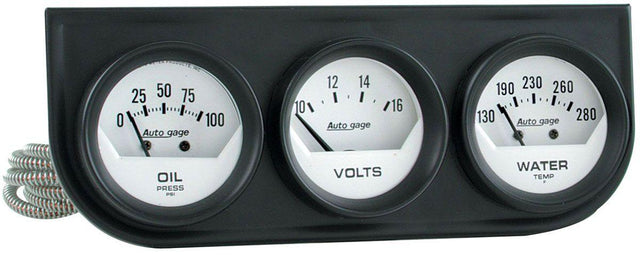 AutoMeter Auto gage Three-Gauge Console (AU2324) AU2324
