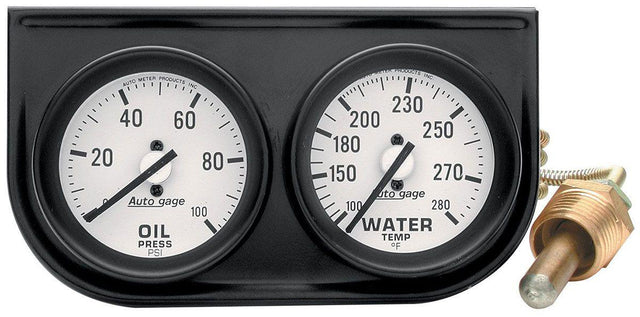 AutoMeter Auto gage Two-Gauge Console (AU2326) AU2326