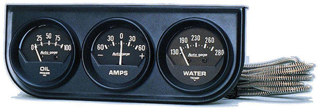 AutoMeter Auto gage Three-Gauge Console (AU2347) AU2347