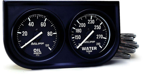 Autometer Auto gage Two-Gauge Console (AU2392) AU2392