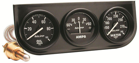 AutoMeter Auto gage Three-Gauge Console (AU2393) AU2393