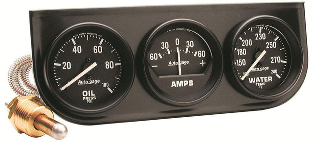 AutoMeter Auto gage Three-Gauge Console (AU2393) AU2393