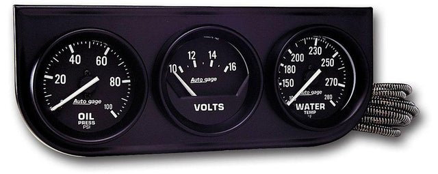 AutoMeter Auto gage Three-Gauge Console (AU2397) AU2397