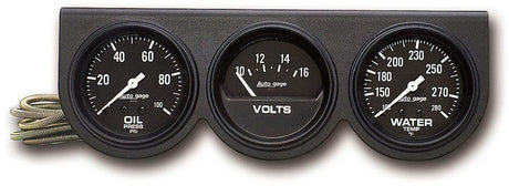 AutoMeter Auto gage Three-Gauge Console (AU2398) AU2398