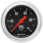 Autometer Traditional Chrome Series Oil Pressure Gauge (AU2421) AU2421