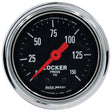AutoMeter Traditional Chrome Series 2-1/16" Mechanical Air Locker Pressure Gauge (AU2430) AU2430