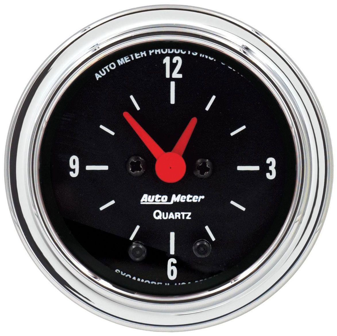 AutoMeter Traditional Chrome Series Clock (AU2585) AU2585