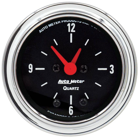 AutoMeter Traditional Chrome Series Clock (AU2585) AU2585