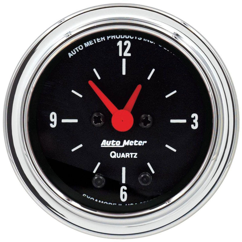 Autometer Traditional Chrome Series Clock (AU2585) AU2585