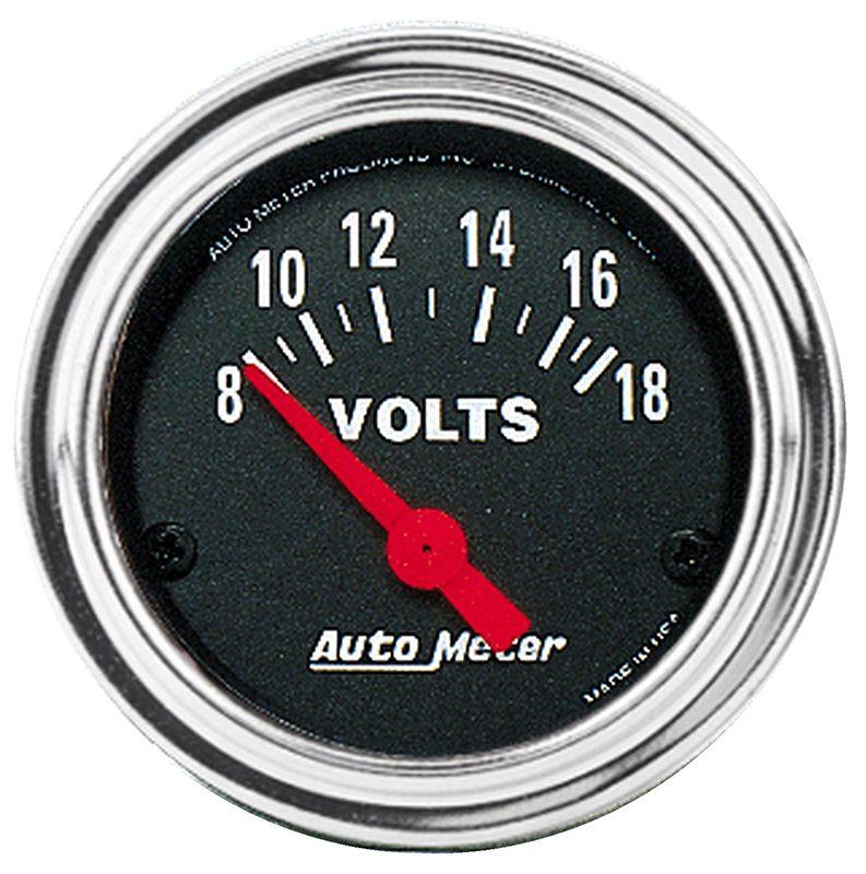 Autometer Traditional Chrome Series Voltmeter Gauge (AU2592) AU2592
