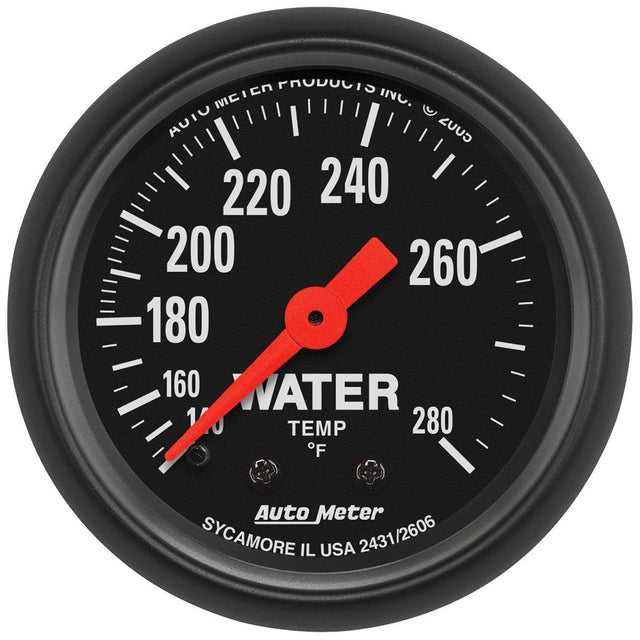 AutoMeter Z-Series Water Temperature Gauge (AU2606) AU2606