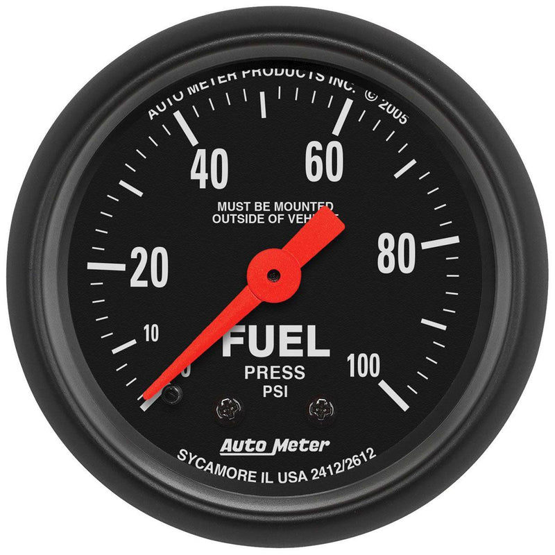 Autometer Z-Series Fuel Pressure Gauge (AU2612) AU2612