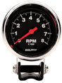 AutoMeter Traditional Chrome Mini Tachometer (AU2893) AU2893