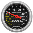 AutoMeter Sport-Comp Series Boost/Vacuum Gauge (AU3308) AU3308