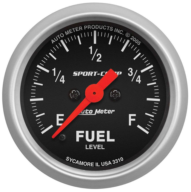 AutoMeter Sport-Comp Series Fuel Level Gauge (AU3310) AU3310