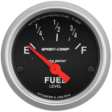AutoMeter Sport-Comp Series Fuel Level Gauge (AU3314) AU3314