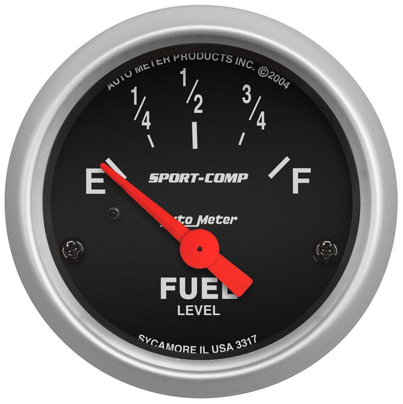 Autometer Sport-Comp Series Fuel Level Gauge (AU3317) AU3317