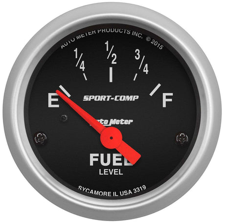AutoMeter Sport-Comp Series Fuel Level Gauge (AU3319) AU3319