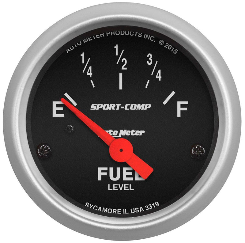 Autometer Sport-Comp Series Fuel Level Gauge (AU3319) AU3319