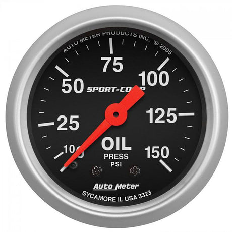 Autometer Sport-Comp Series Oil Pressure Gauge (AU3323) AU3323