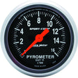 Autometer Sport-Comp Series Pyrometer Gauge (AU3344) AU3344