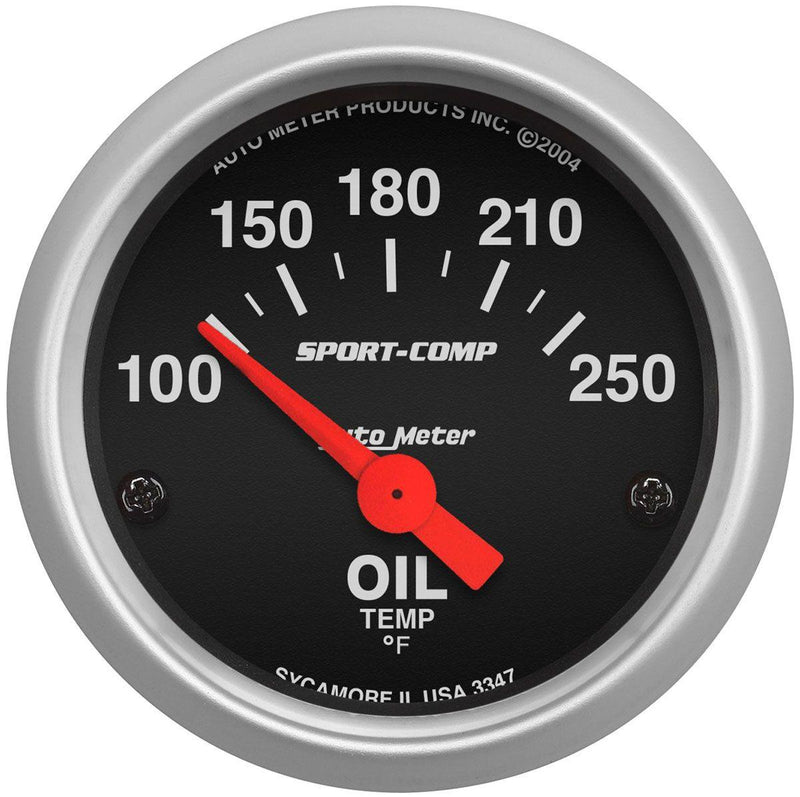 Autometer Sport-Comp Series Oil Temperature Gauge (AU3347) AU3347