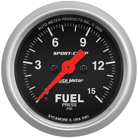 AutoMeter Sport-Comp Series Fuel Pressure Gauge (AU3361) AU3361