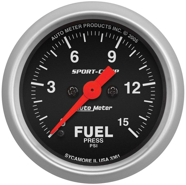 AutoMeter Sport-Comp Series Fuel Pressure Gauge (AU3361) AU3361