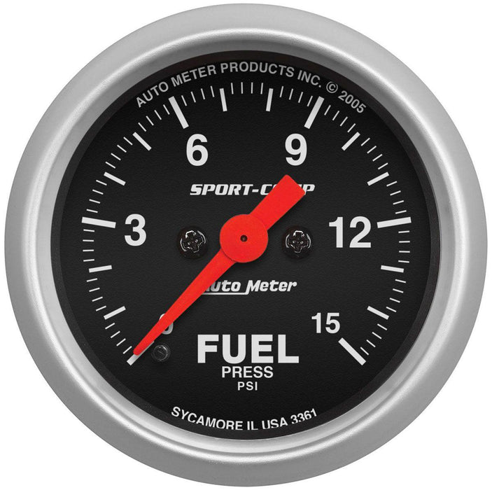 Autometer Sport-Comp Series Fuel Pressure Gauge (AU3361)