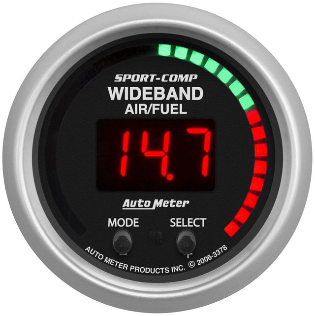 Autometer Sport-Comp Air/Fuel Ratio Pro Gauge (AU3378) AU3378