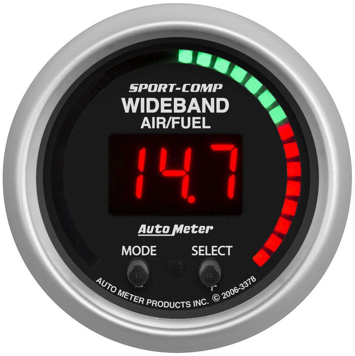 Autometer Sport-Comp Air/Fuel Ratio Pro Gauge (AU3378)