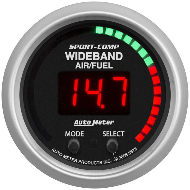 Autometer Sport Comp Pro Plus Air/Fuel Ratio Gauge (AU3397) AU3397