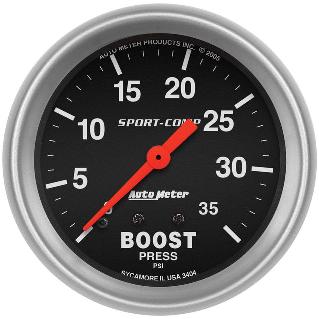 Autometer Sport-Comp Series Boost Gauge (AU3404) AU3404